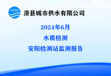 2024年6月水质监测安阳监测站检测报告